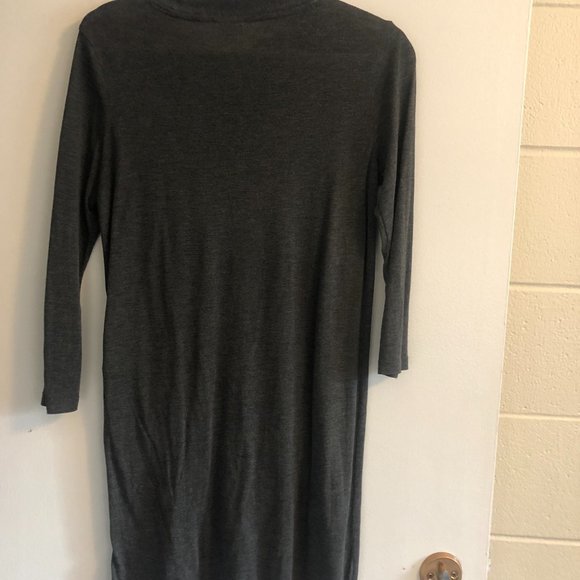 Grey mockneck Jacqueline de Yong dress - Picture 3 of 3